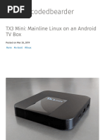 TX3 Mini - Mainline Linux On An Android TV Box