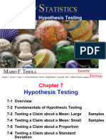 Chapter 7 Hypothesis Testing