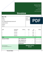 Invoice Format in Word 05