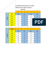 Jadwal Piket Perpustakaan - Agustus