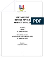 KERTAS KERJA GORO KPM UNIT 3K DAN PIBG TAMECS