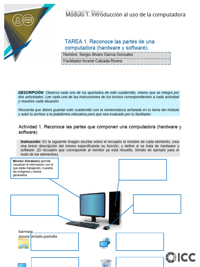 Introducción a la Computadora: Hardware y Software | PDF | Hardware de ...