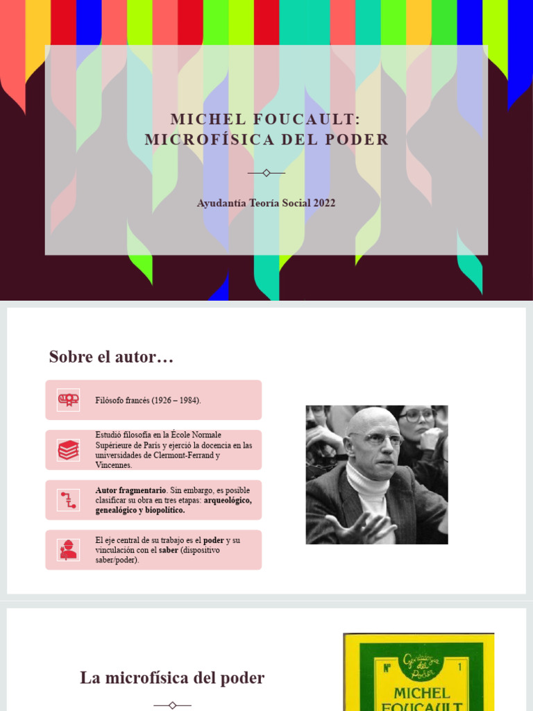 Microfísica del Poder en Foucault | PDF | Michel Foucault | Educación ...