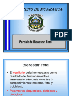 Ejército de Nicaragua: Perdida de Bienestar Fetal