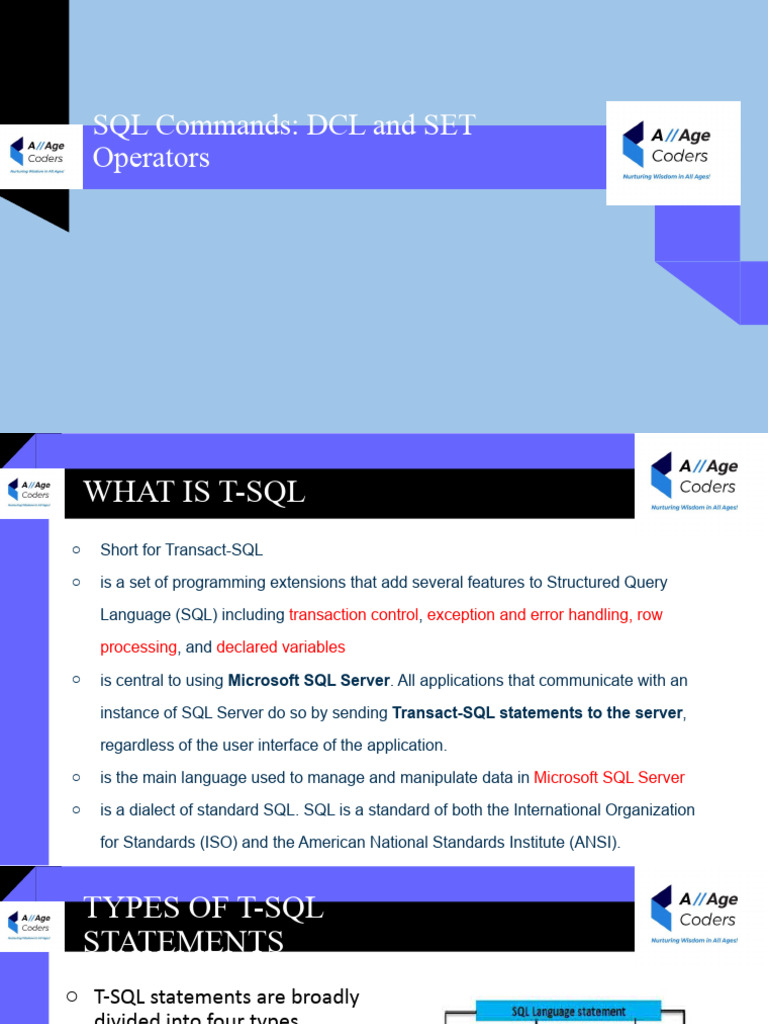 DBA Session 3 SQL | Download Free PDF | Sql | Microsoft Sql Server