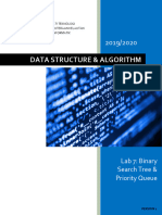 Binary Search Tree & Priority Queue