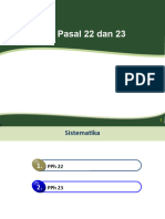 PPH Pasal 22 Dan 23