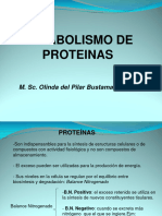 Metabolismo de Proteinas 2022-II