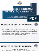 AULA 06 -  MODELOS E SISTEMAS DE GESTÃO AMBIENTAL