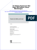 Tratado de Dialisis Peritoneal 3ed Montenegro 3ed Edition Jesus Montenegro Download 2024 Full Chapter