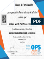 Curso Virtual Sobre El Correcto Llenado Del Certificado de Defunción, RELACSIS-Certificado de Aprobación 3891650