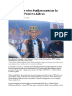 Sandiaga Uno Sebut Berikan Masukan Ke PPP Dukung Prabowo-Gibran