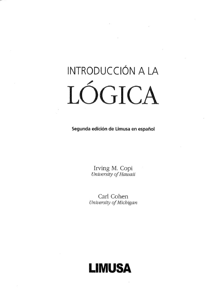 Copi, I. y Cohen, C. (2013) - Falacias | PDF