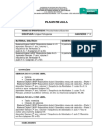 Plano de Aula 4 LP B1 7D Priscila Jesuíno 2024