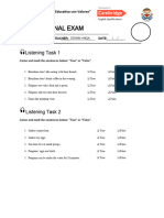 Elementary Final Test