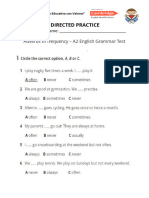 Directed Practice - Elementary Sheet