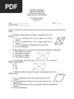 Math 9 Q3 Exam