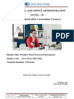 7 SOA L-II 2015 Produce Word Processed Documents F