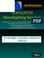 Topnotch Surgery For Moonlighters Part 1 of 2