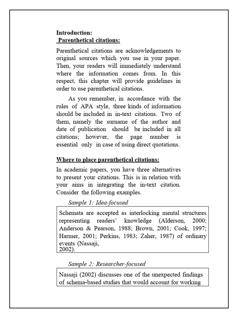 Introduction To Academic Reading And Writing Pdf Citation Schema