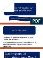 Présentation Sur Word