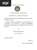 Assessment of Internal Audit Practice (A Case of Finance and ...