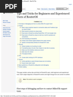 Tips and Tricks For Beginners and Experienced Users of RouterOS - MikroTik Wiki