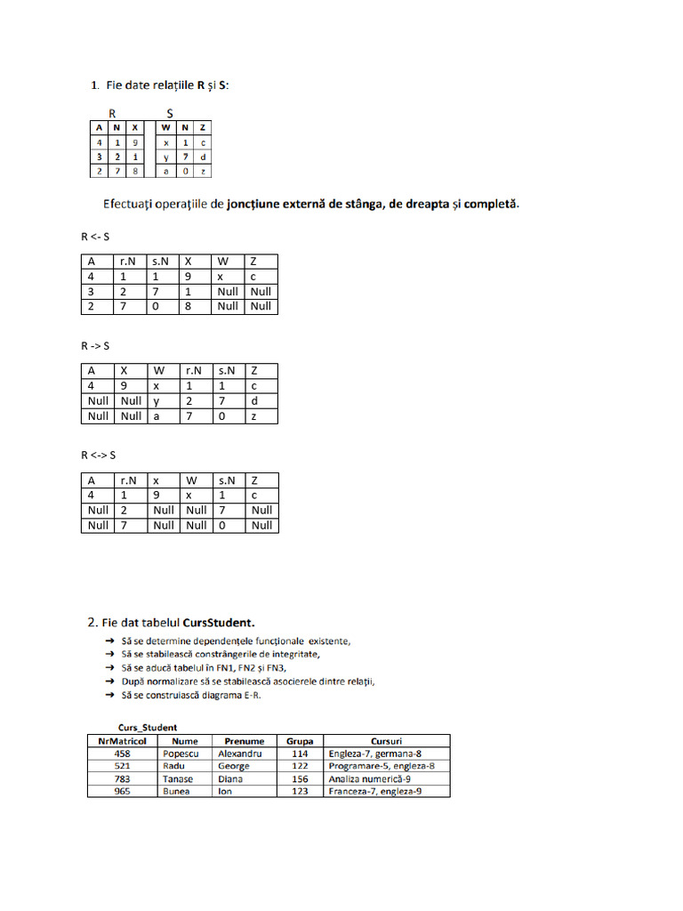 Proba Practica BD | PDF