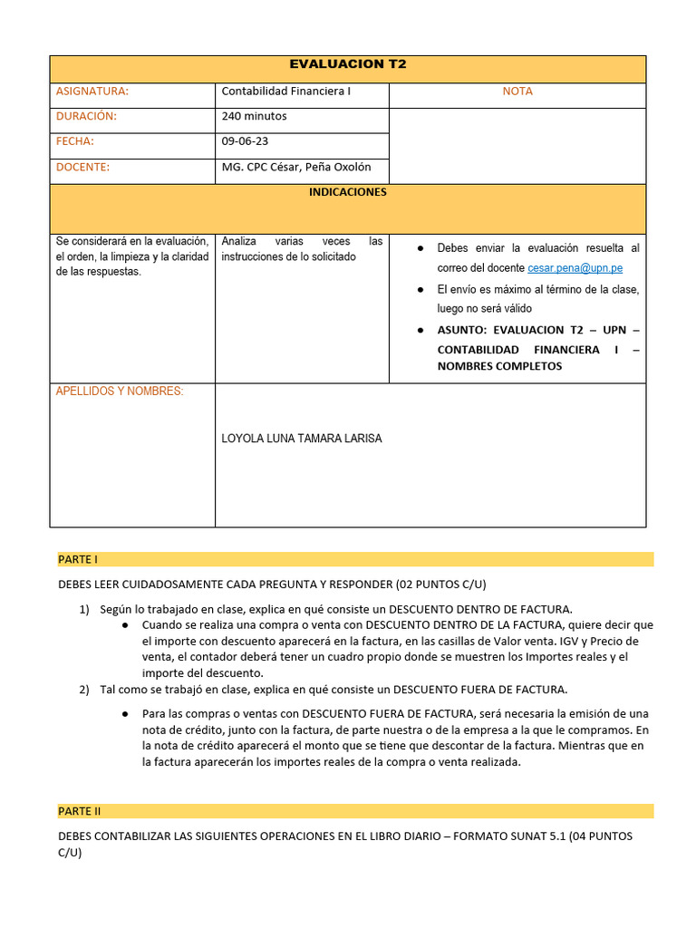 Ejemplos Resueltos de Libro Diario | PDF | Contabilidad | Factura