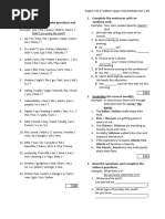 Upper Intermediate Test 1-2B