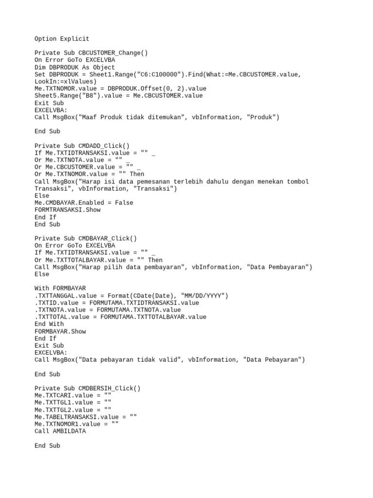 Form Utama | PDF | Computer Programming
