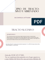 PRINCIPIO DE TRACTO Sucesivo y Abreviado PDF