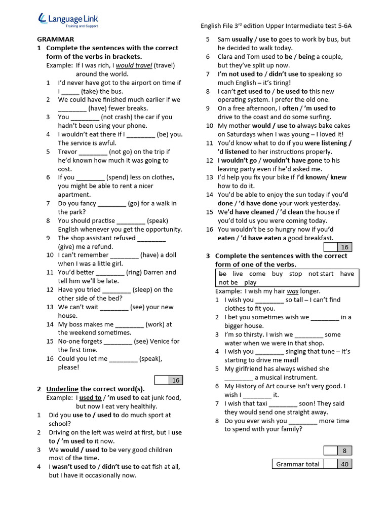 READING TEST FOR UPPER INTERMEDIATE LEVEL PDF visual data 7