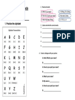 Worksheet 4° Grado Semana 2