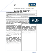 FORMATO - DIARIO DE CAMPO - Jenniffer Tapuyo