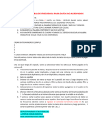 Pasos para Tabla de Frecuencia para Datos No Agropados