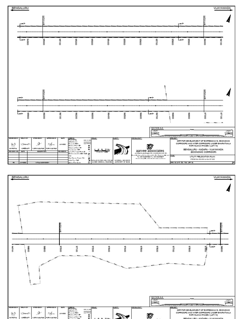 Utility Relocation Plan P V Pdf Road Transport Telecommunications