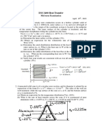 Heat trandfer Mid-Term (Chapter1~4)