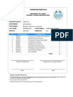 2023/2024 First: University of Lagos Student Course Registration