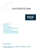 Introduction To RAM & It's Types