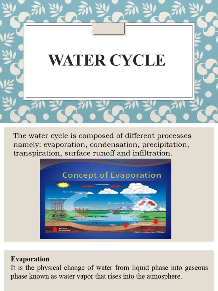 Q4 Water Cycle, Etc | PDF | Science & Mathematics