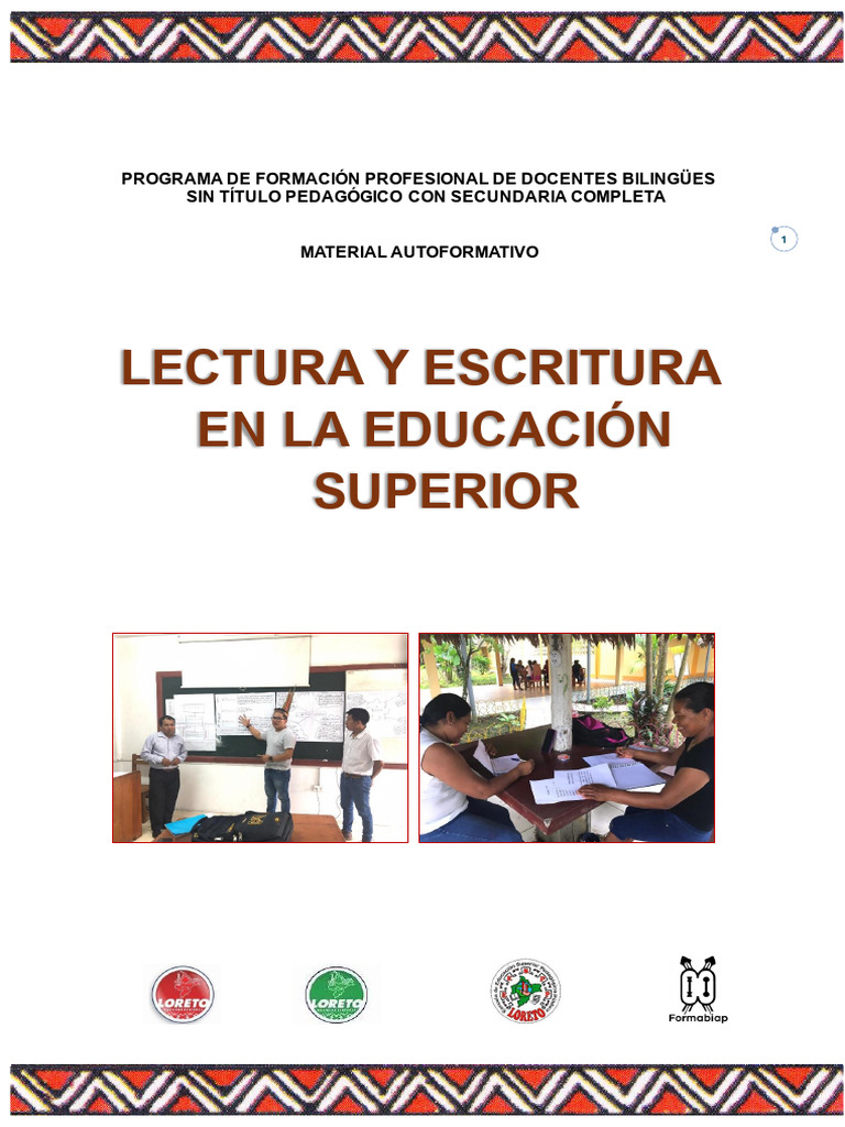 Lectura y Escritura en La Educacion Superior | Descargar gratis PDF ...
