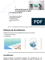 Clase Generalidades Del Proceso de Evaluación y Acreditación en IAAS de Centros de Salud