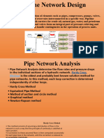 Pipeline Network Design