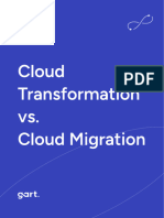 Cloud Transformation vs. Cloud Migration