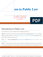 Introduction To Public Law