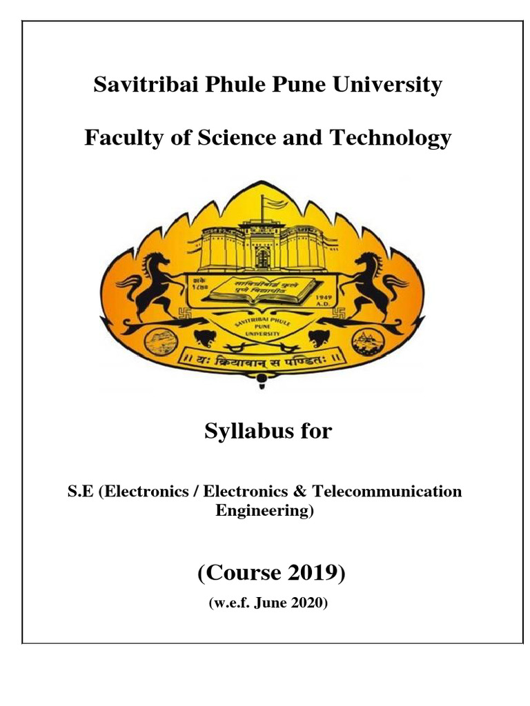 S.E. E&TC Engineering Syllabus 2019 | PDF | Frequency Modulation ...