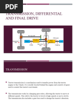 Module 4.2 - Transmission, Differential and Final Drive