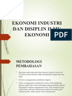 Ekonomi Industri Dan Disiplin Ilmu Ekonomi