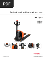BT Tyro LHE130/LHE155 Manual | PDF | Axle | Truck
